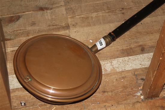 Copper warming pan(-)